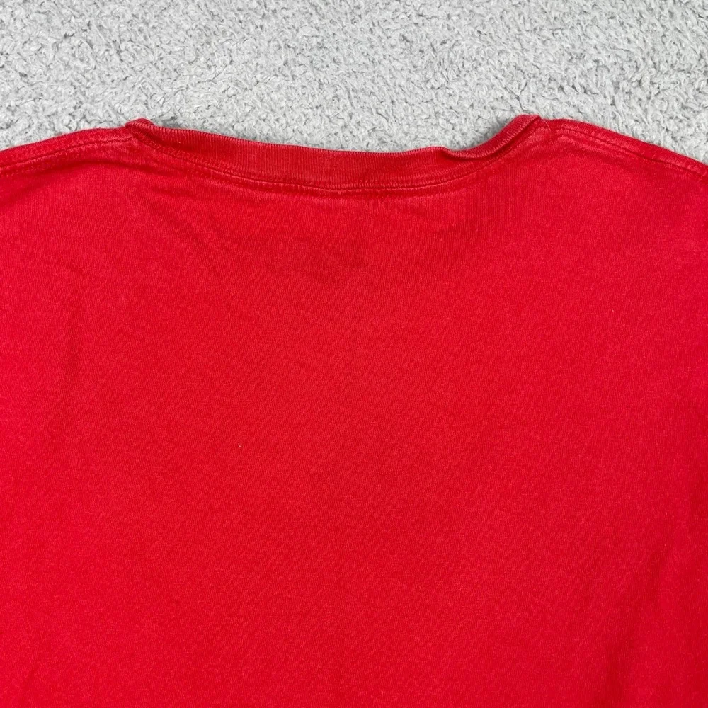 King Life Lion Popular‎ Poison Graphic T-Shirt Mens 3XL Red Cotton Streetwear